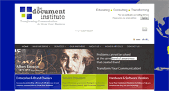 Desktop Screenshot of documentinstitute.com